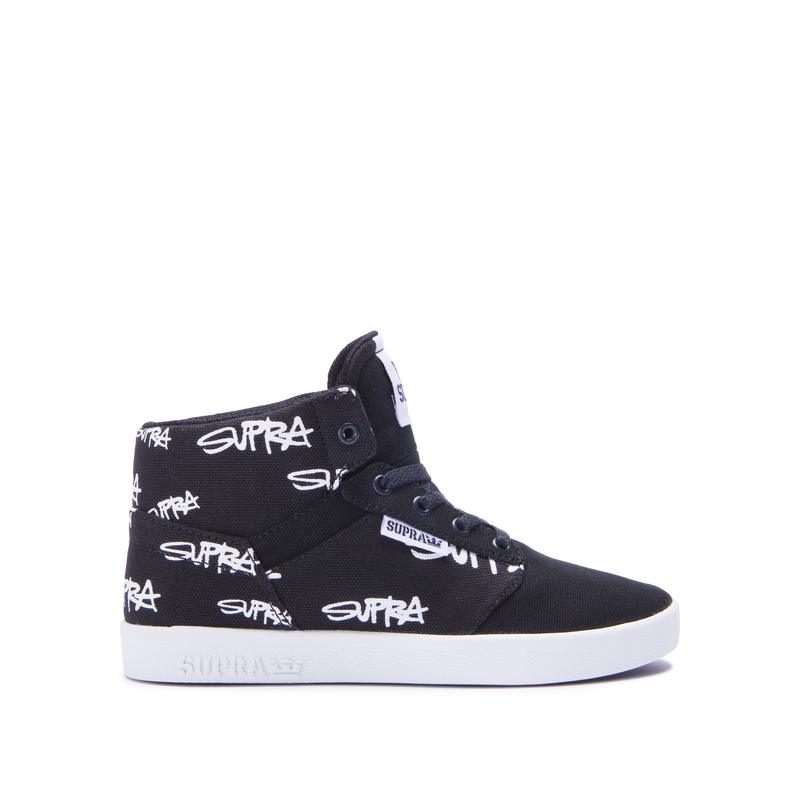 Supra YOREK HIGH Sneaker High Kinder Schwarz / Weiß Deutschland OWACZ2563